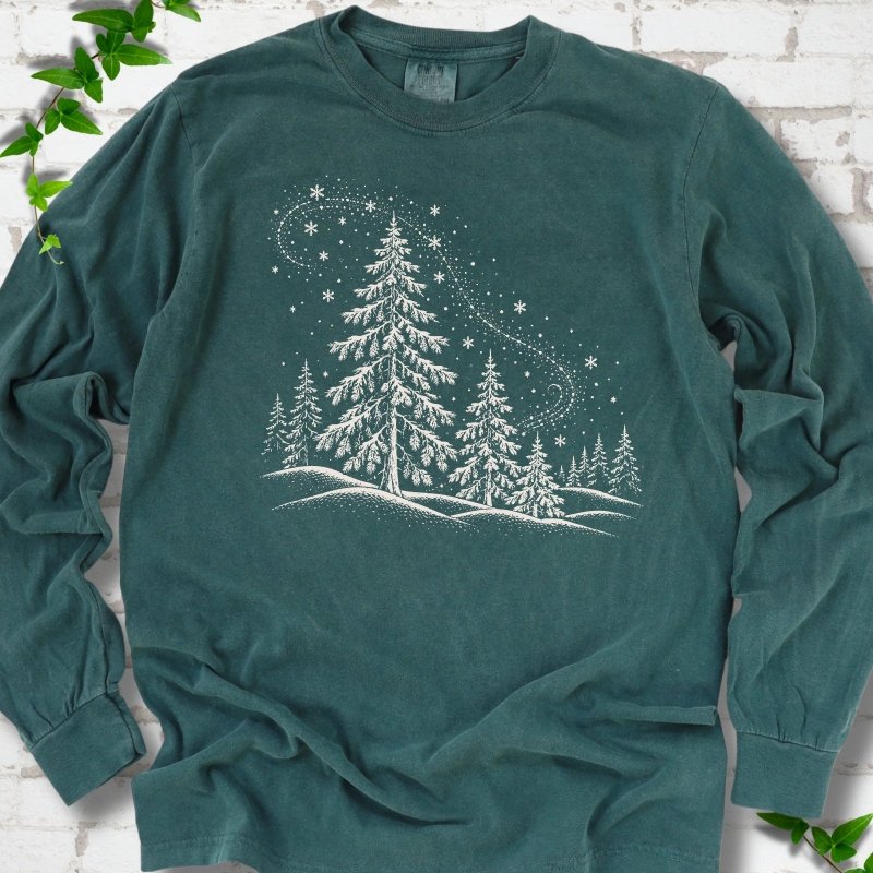 Magical Winter Forest LS T-Shirt