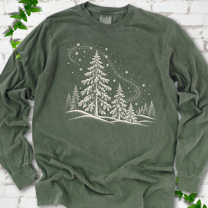 Magical Winter Forest LS T-Shirt