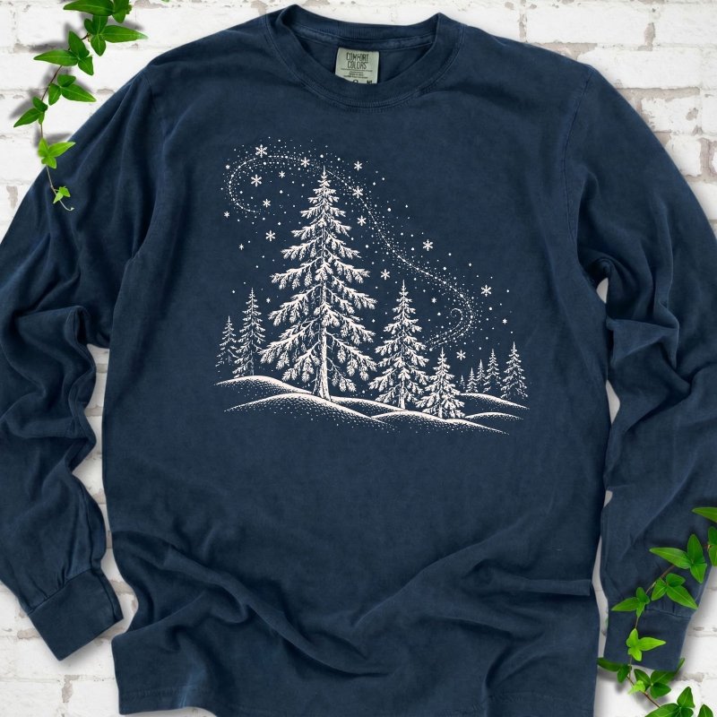 Magical Winter Forest LS T-Shirt