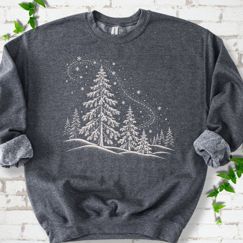 Magical Winter Forest Sweatshirt