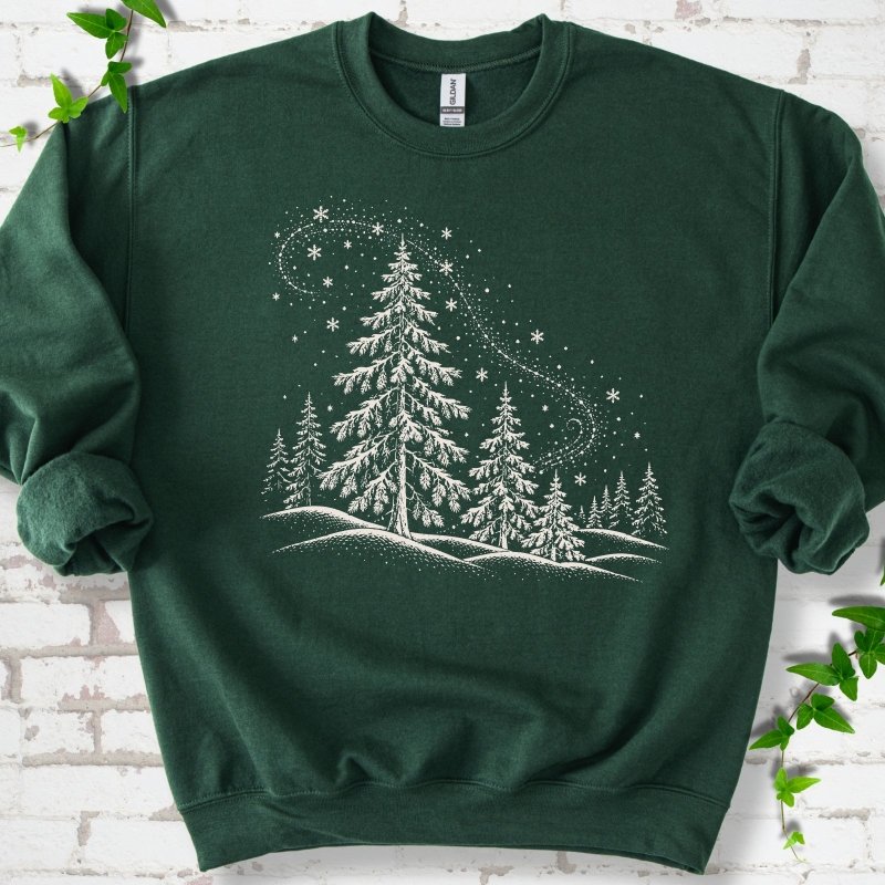Magical Winter Forest Sweatshirt