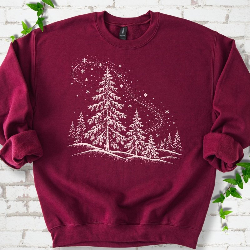 Magical Winter Forest Sweatshirt