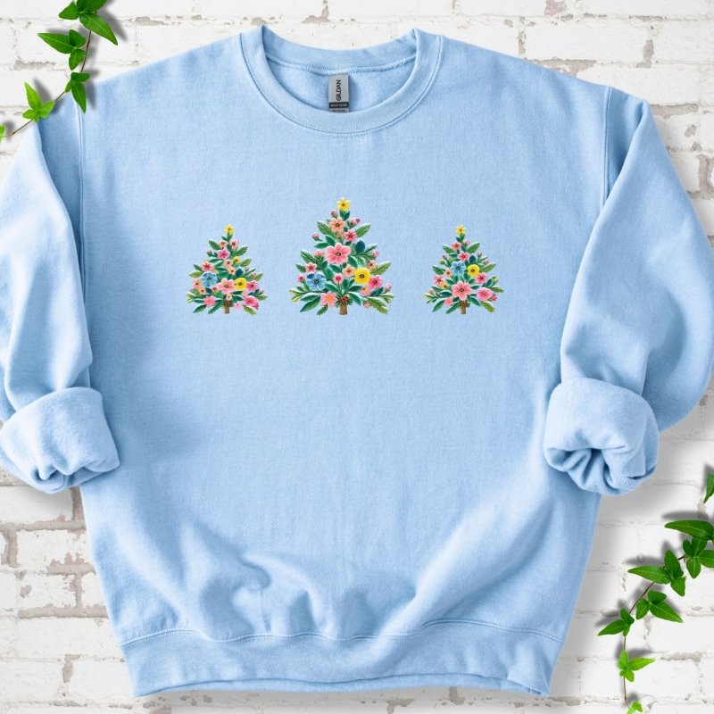 Merry Little Christmas Trees Sweatshirt