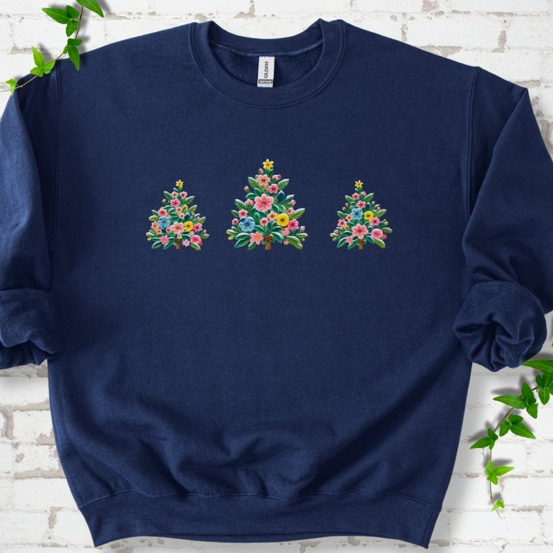 Merry Little Christmas Trees Sweatshirt