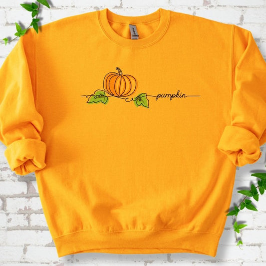 Minimalist Pumpkin Sweatshirt