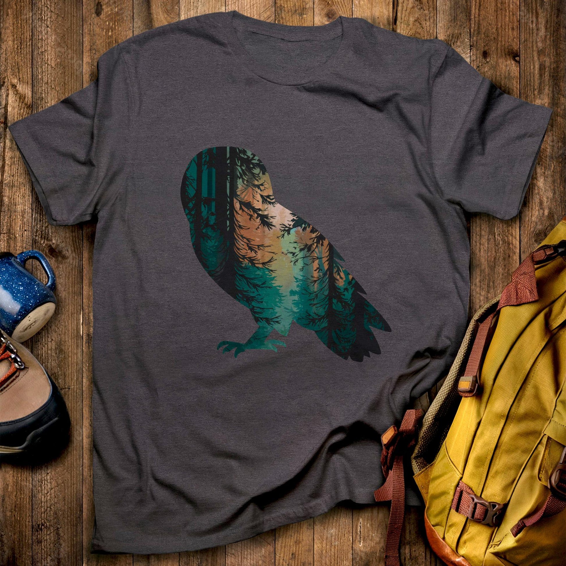 Barn Owl Silhouette T-Shirt 5hteam