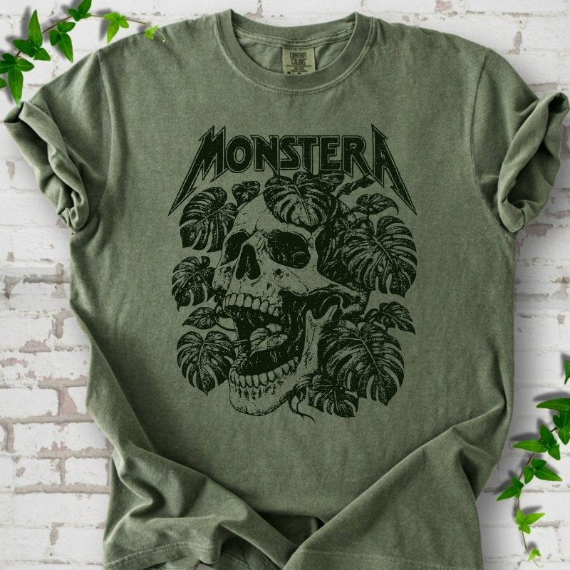 Monstera Skull T-Shirt