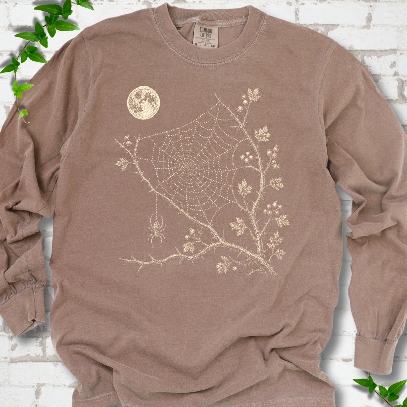 Moonlit Spider Web LS T-Shirt