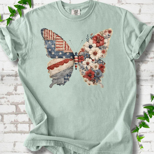 America Butterfly T-Shirt