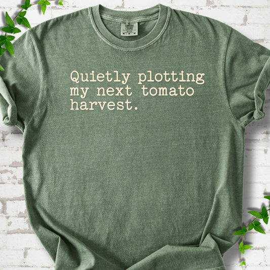 Quietly Plotting Tomato Harvest T-Shirt