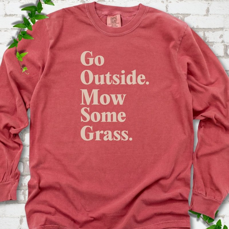 Mow Some Grass LS T-Shirt