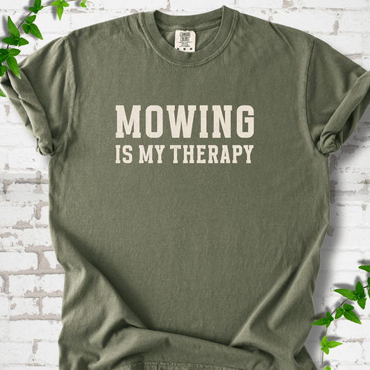 Mowing Is My Therapy T-Shirt