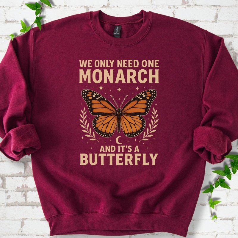 One Monarch Butterfly Sweatshirt