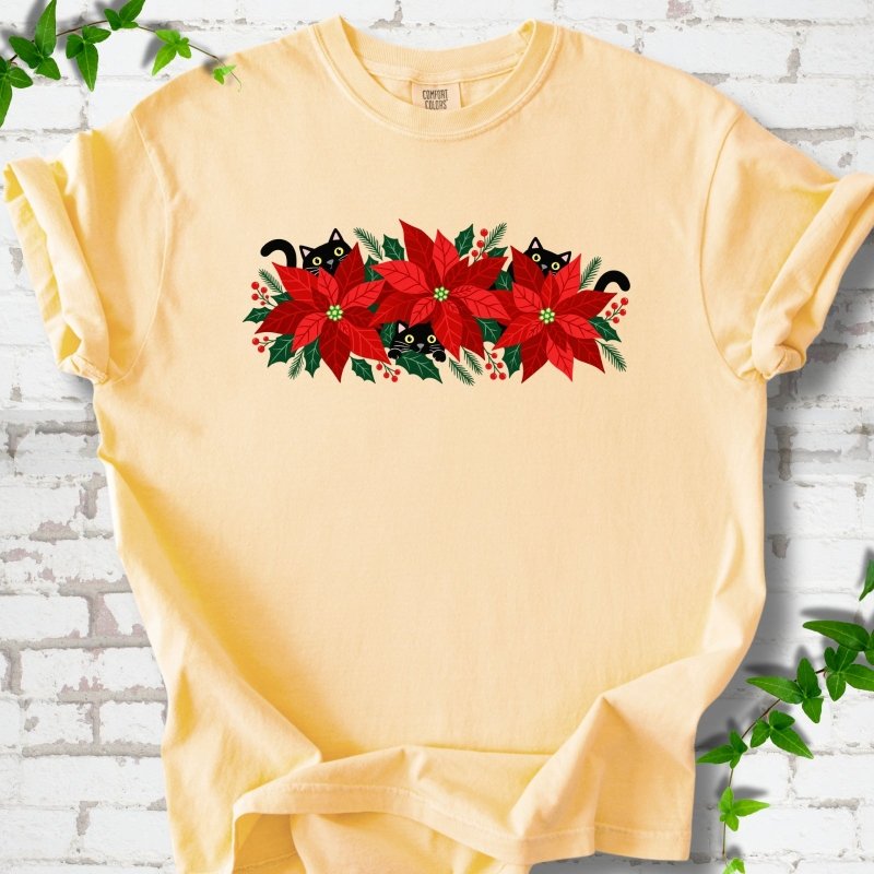Paws & Poinsettias T-Shirt