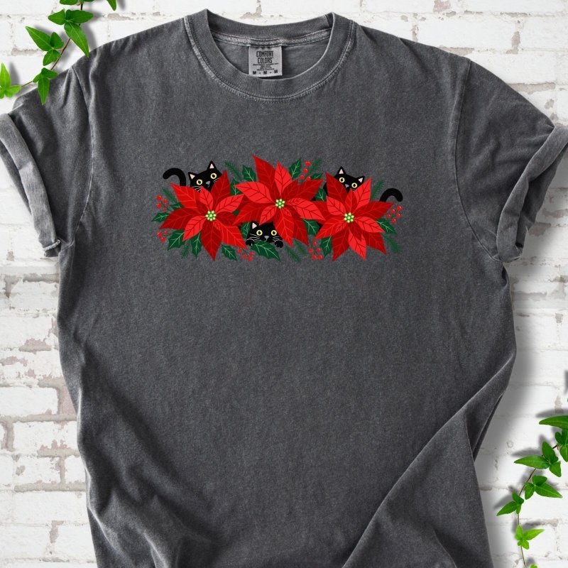 Paws & Poinsettias T-Shirt