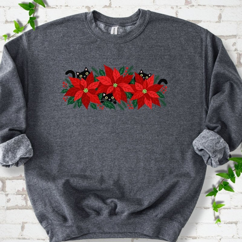 Paws & Poinsettias Sweatshirt