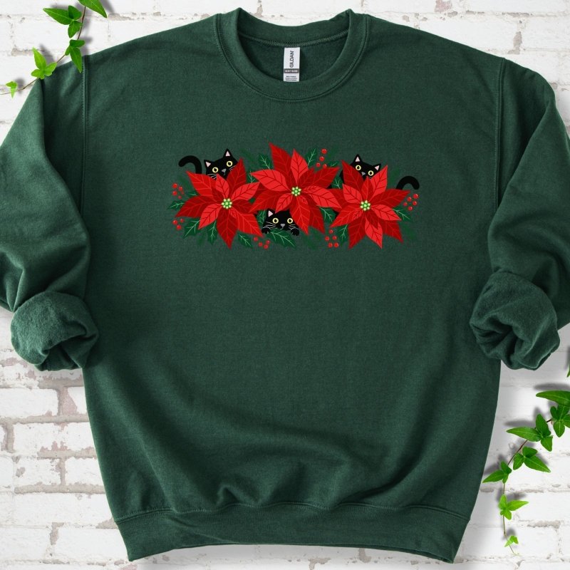 Paws & Poinsettias Sweatshirt