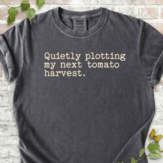 Quietly Plotting Tomato Harvest T-Shirt
