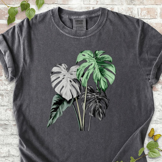 Realistic Monstera Plant T-Shirt