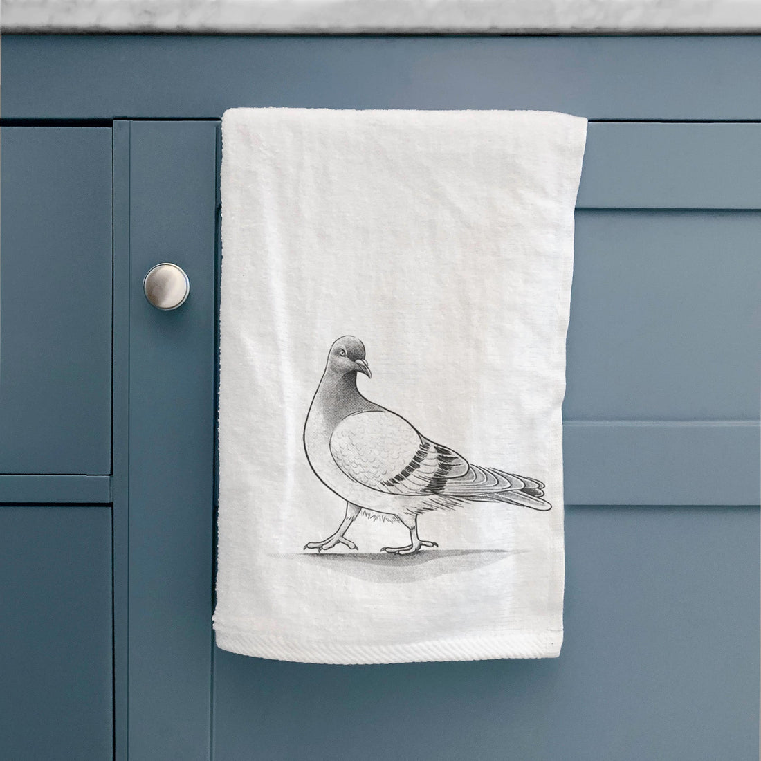 Pigeon / City Dove - Columba livia domestica Premium Decorative Hand Towel
