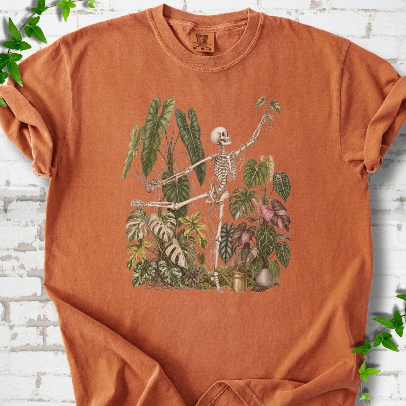 Plant Collector Skeleton T-Shirt