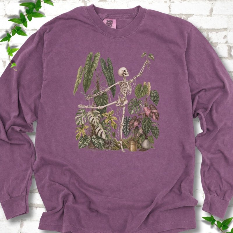 Plant Collector Skeleton LS T-Shirt