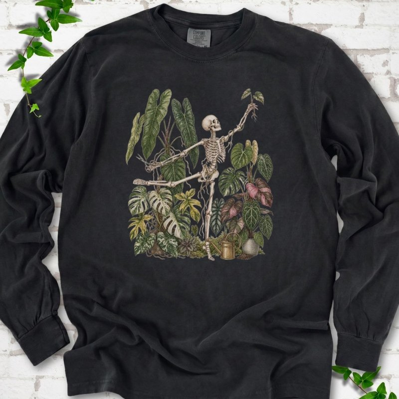 Plant Collector Skeleton LS T-Shirt