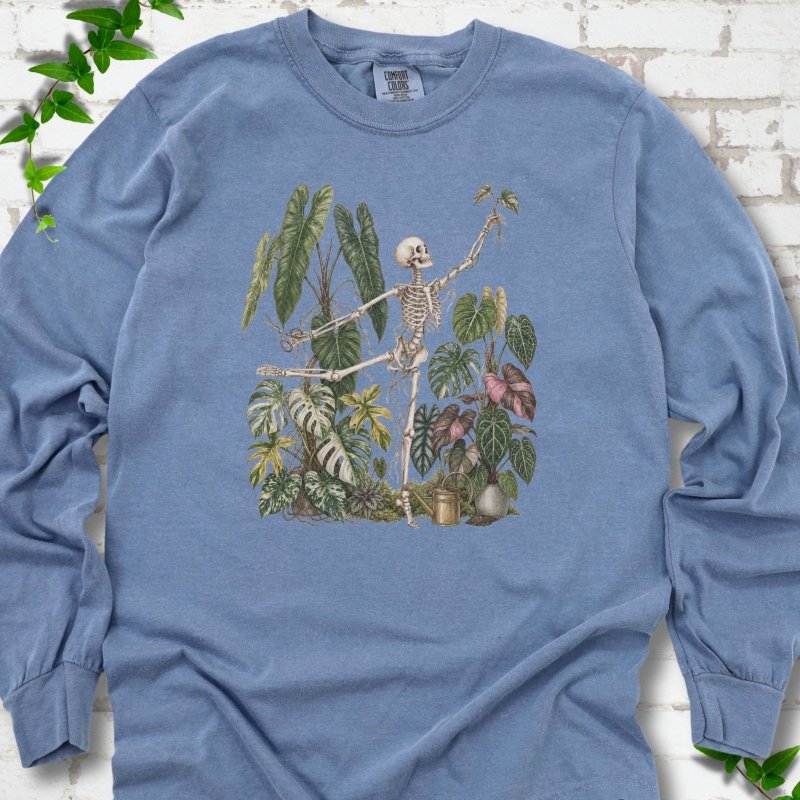 Plant Collector Skeleton LS T-Shirt