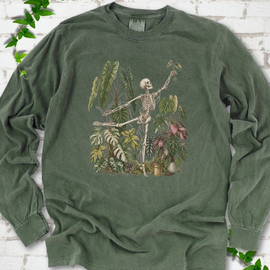 Plant Collector Skeleton LS T-Shirt