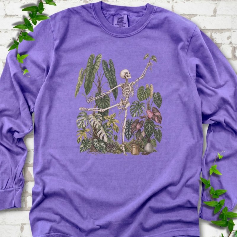 Plant Collector Skeleton LS T-Shirt