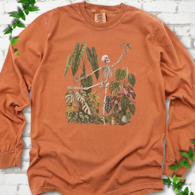 Plant Collector Skeleton LS T-Shirt