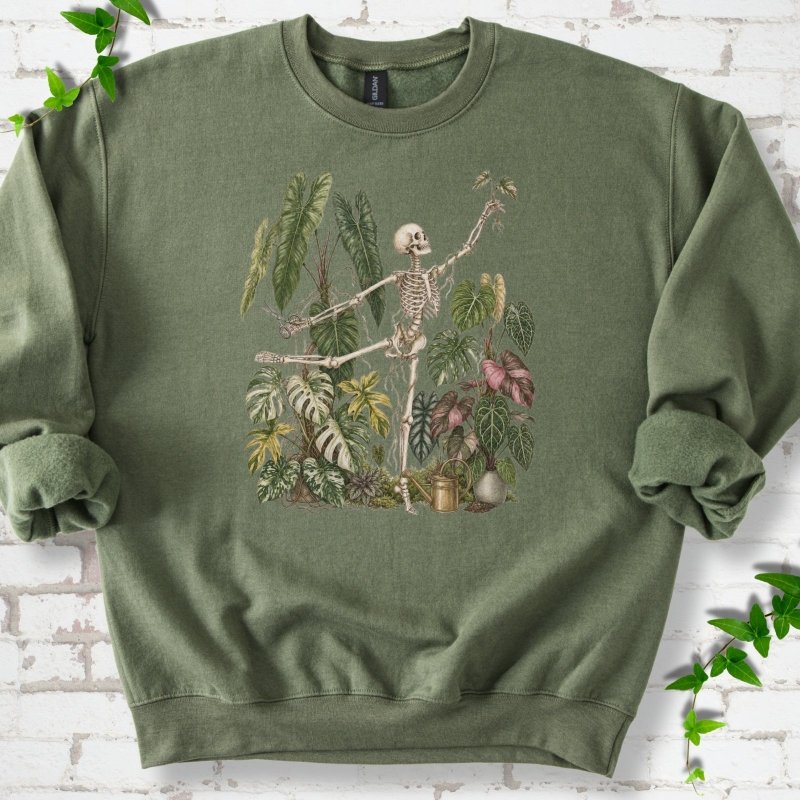 Plant Collector Skeleton Sweatshirt