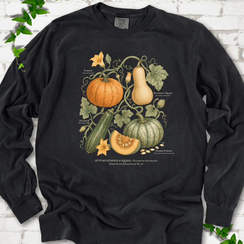 Pumpkin & Squash Botanical LS T-Shirt