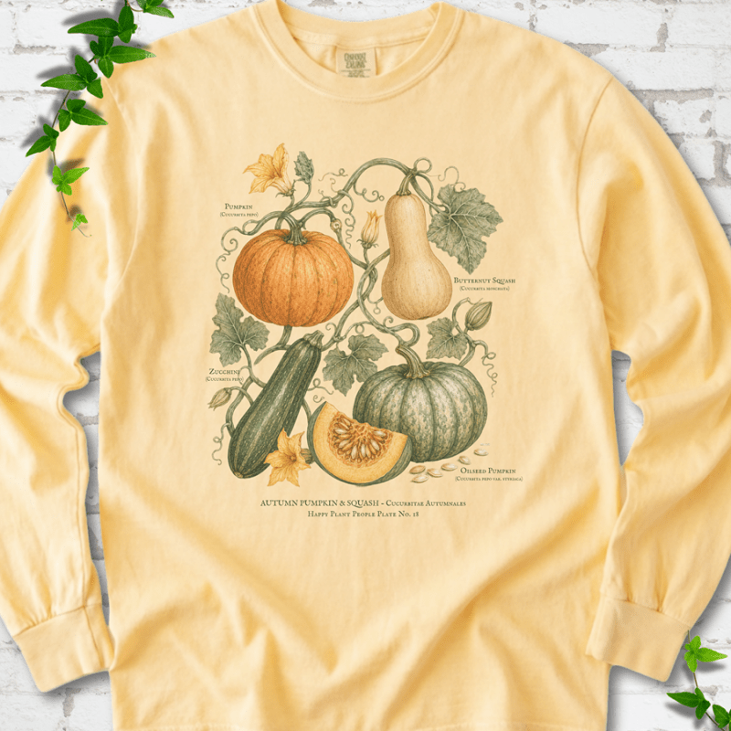 Pumpkin & Squash Botanical LS T-Shirt