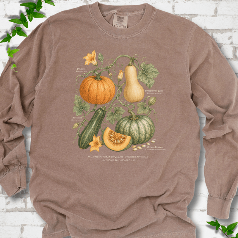 Pumpkin & Squash Botanical LS T-Shirt