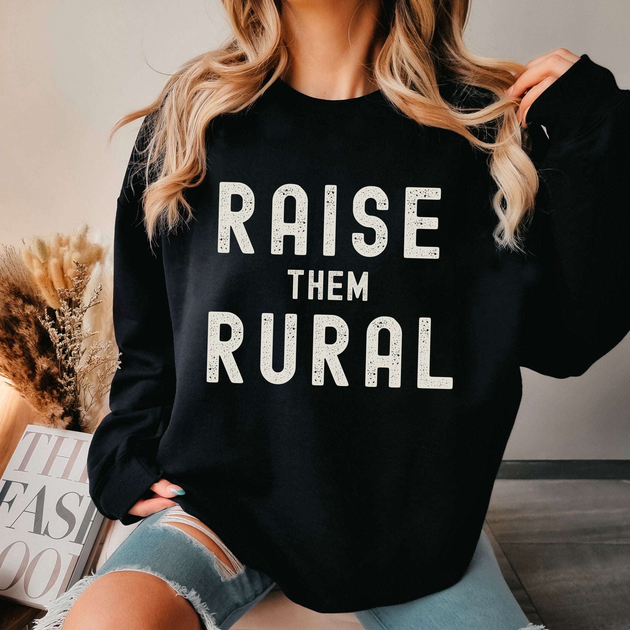 Raise Them Rural Crew Sweatshirt
