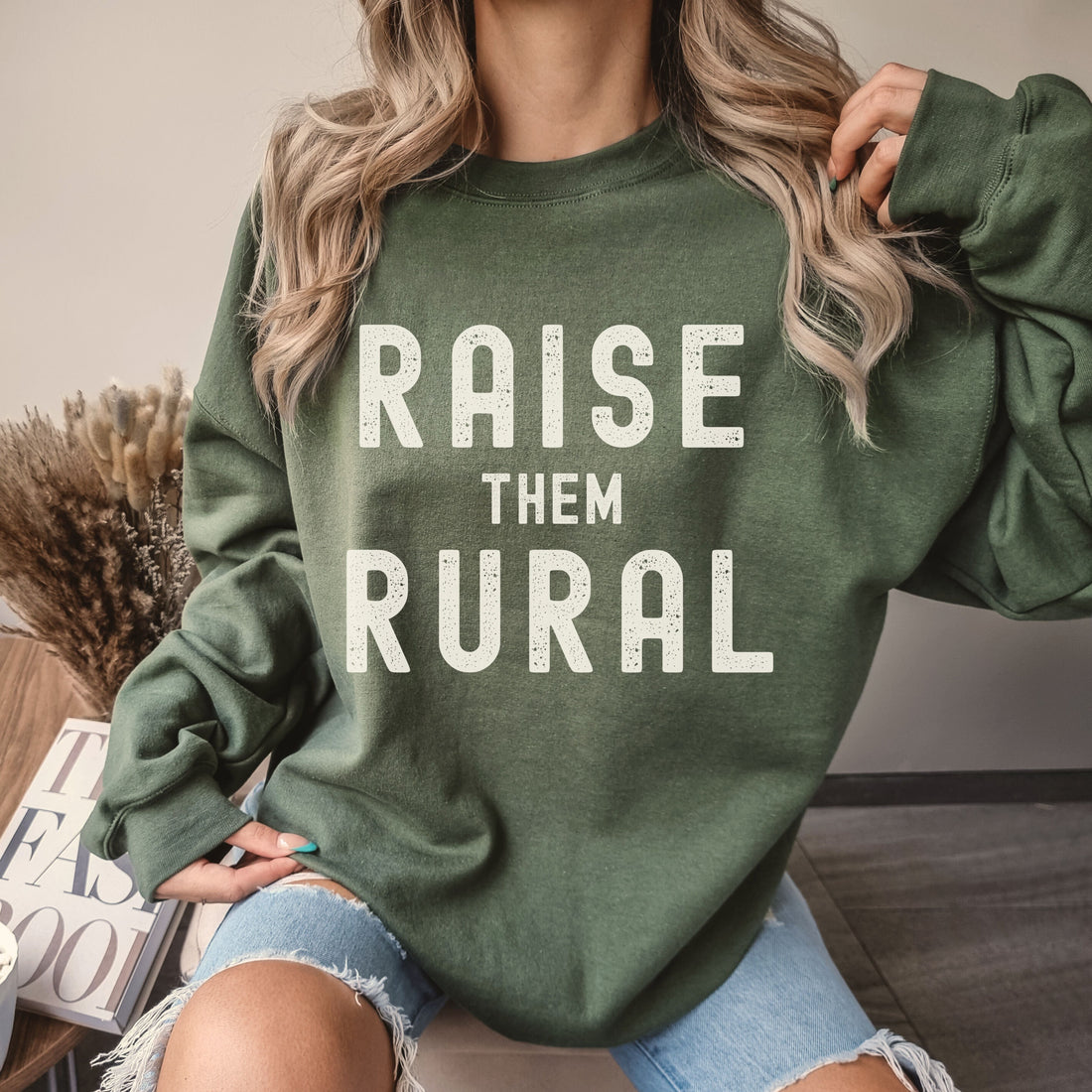 Raise Them Rural Crew Sweatshirt