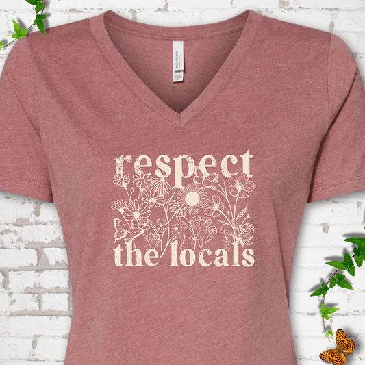 Respect the Locals V-Neck T-Shirt