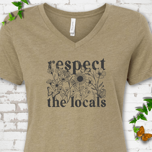 Respect the Locals V-Neck T-Shirt