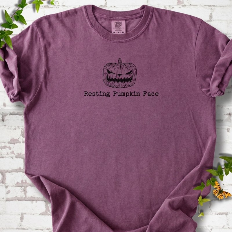 Resting Pumpkin Face T-Shirt