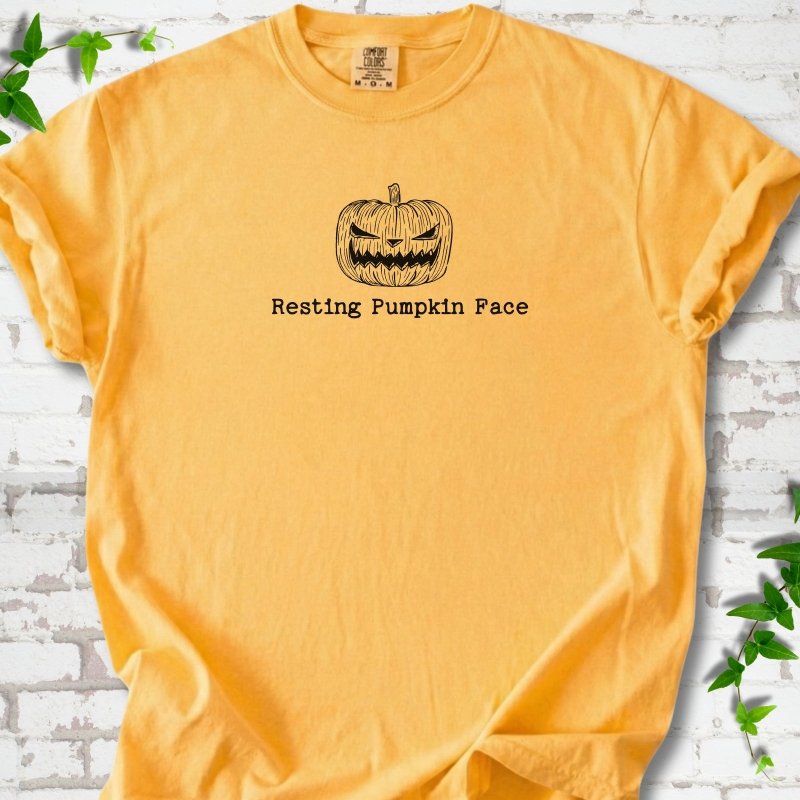 Resting Pumpkin Face T-Shirt