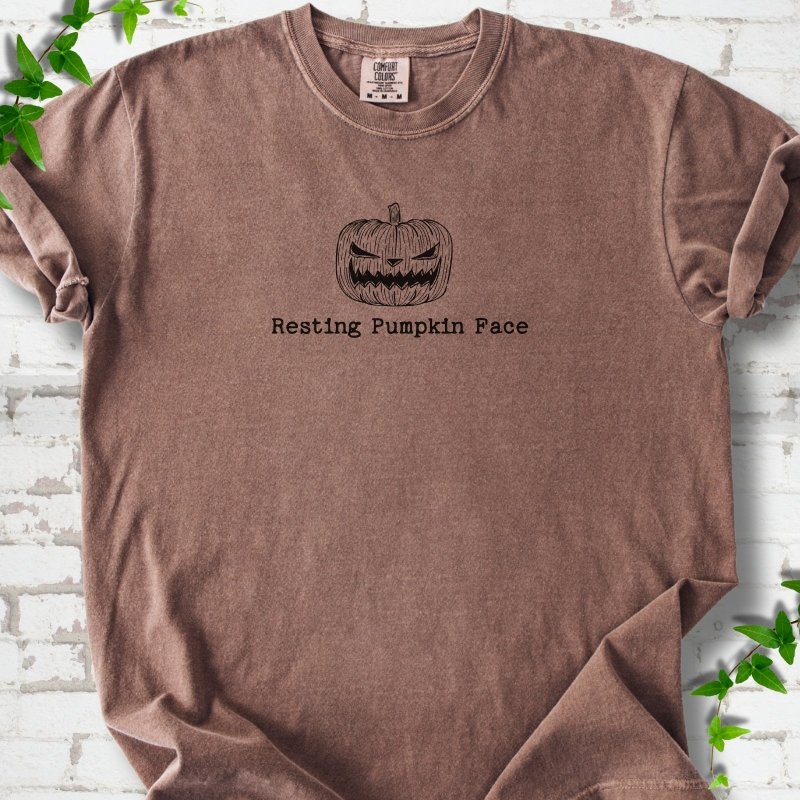 Resting Pumpkin Face T-Shirt