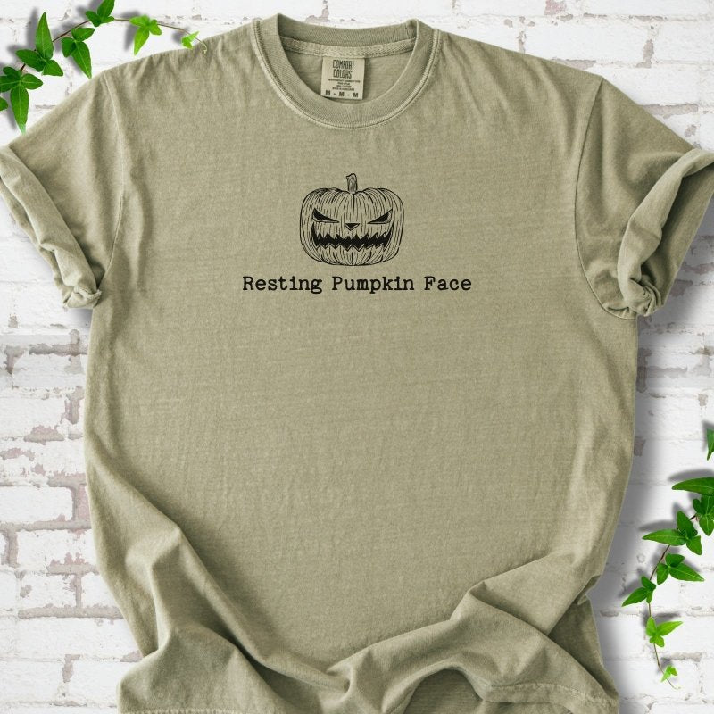 Resting Pumpkin Face T-Shirt