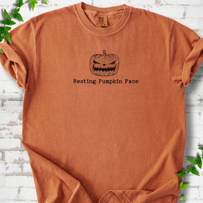Resting Pumpkin Face T-Shirt