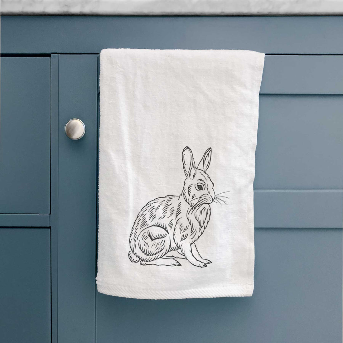 Snoeshoe Hare Premium Decorative Hand Towel