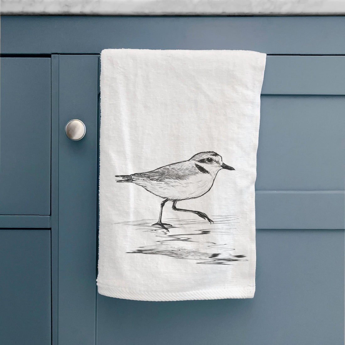 Western Snowy Plover - Charadrius nivosus nivosus Premium Decorative Hand Towel