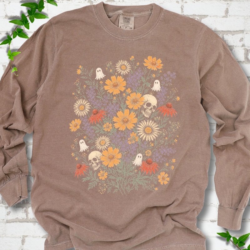 Spooky Wildflowers LS T-Shirt