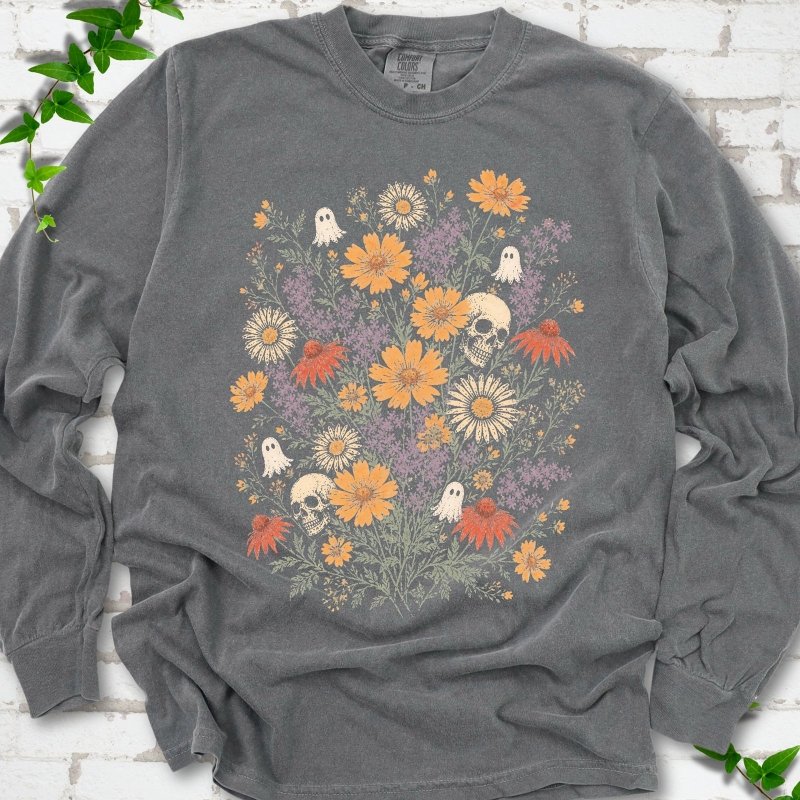 Spooky Wildflowers LS T-Shirt