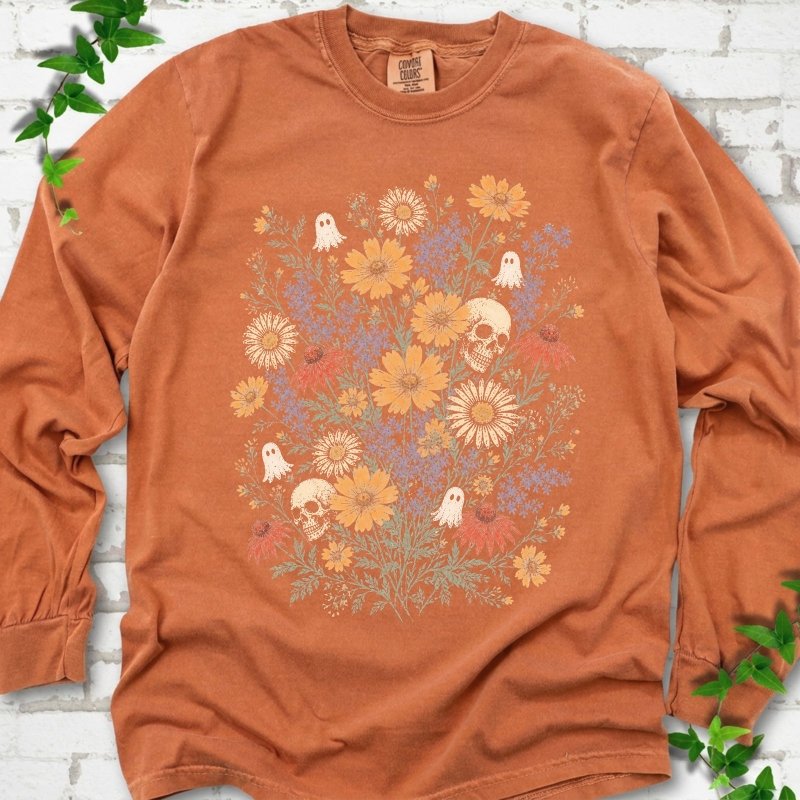 Spooky Wildflowers LS T-Shirt