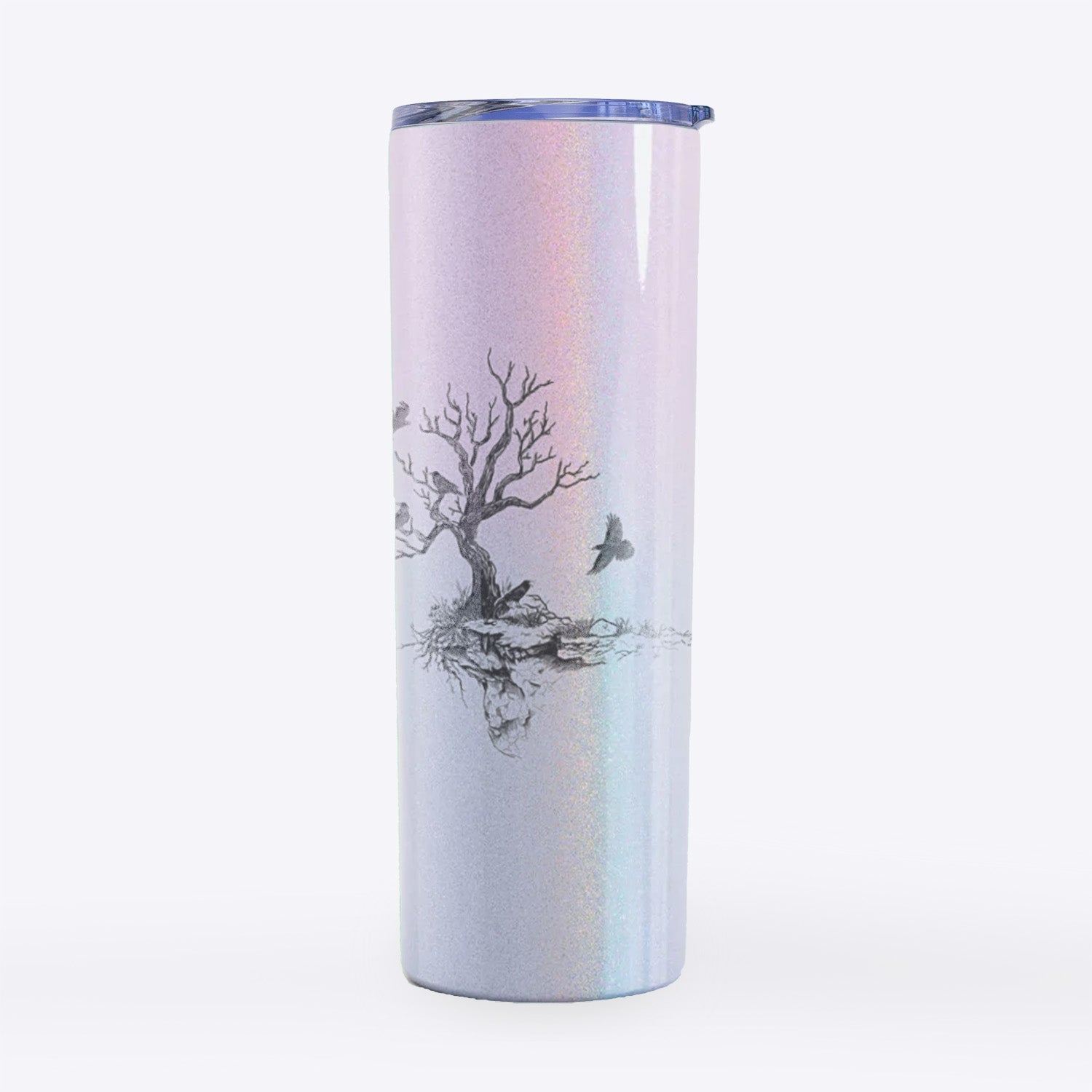 Twisted Tree with Ravens - 20oz Skinny Tumbler